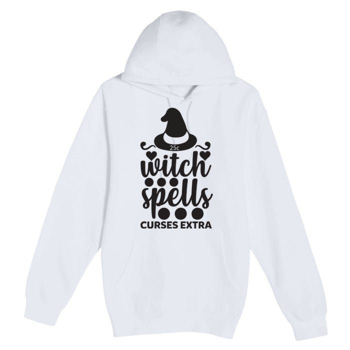 Witch Spells Curses Extra Premium Pullover Hoodie