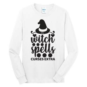 Witch Spells Curses Extra Tall Long Sleeve T-Shirt