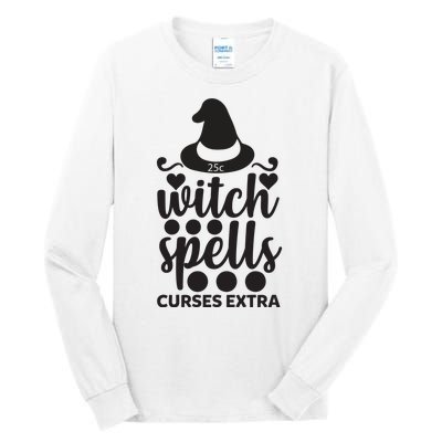 Witch Spells Curses Extra Tall Long Sleeve T-Shirt