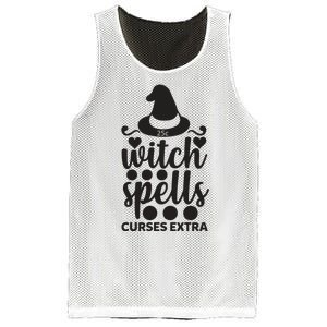 Witch Spells Curses Extra Mesh Reversible Basketball Jersey Tank