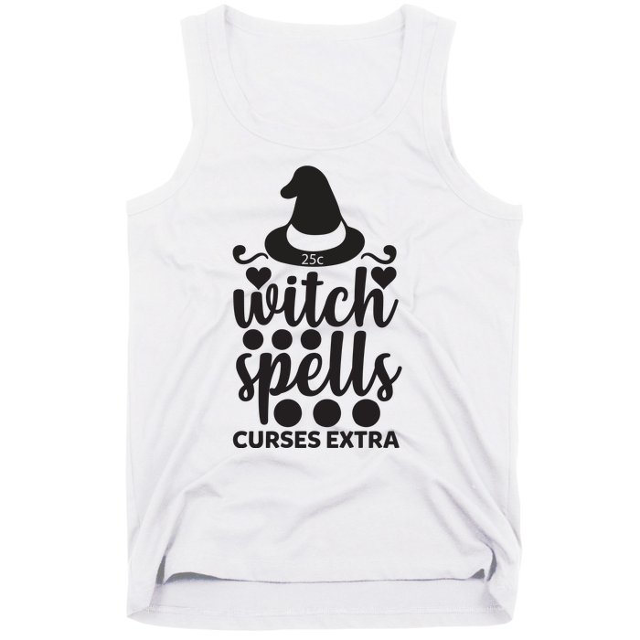 Witch Spells Curses Extra Tank Top