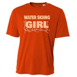 Water Skiing Cool Gift Cooling Performance Crew T-Shirt