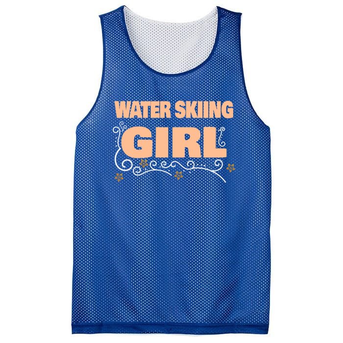 Water Skiing Cool Gift Mesh Reversible Basketball Jersey Tank