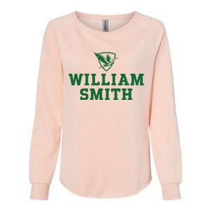 William Smith College Herons Shield Logo Hwsc Womens California Wash Sweatshirt