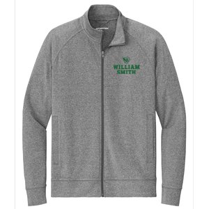 William Smith College Herons Shield Logo Hwsc Stretch Full-Zip Cadet Jacket