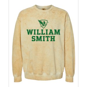 William Smith College Herons Shield Logo Hwsc Colorblast Crewneck Sweatshirt