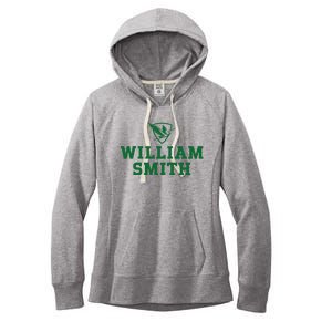 William Smith College Herons Shield Logo Hwsc Women's Fleece Hoodie