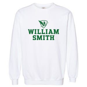 William Smith College Herons Shield Logo Hwsc Garment-Dyed Sweatshirt