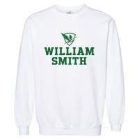 William Smith College Herons Shield Logo Hwsc Garment-Dyed Sweatshirt