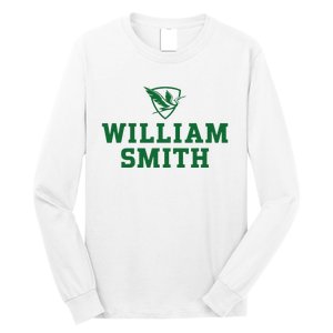 William Smith College Herons Shield Logo Hwsc Long Sleeve Shirt