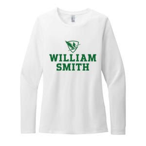 William Smith College Herons Shield Logo Hwsc Womens CVC Long Sleeve Shirt