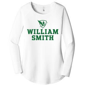 William Smith College Herons Shield Logo Hwsc Women's Perfect Tri Tunic Long Sleeve Shirt