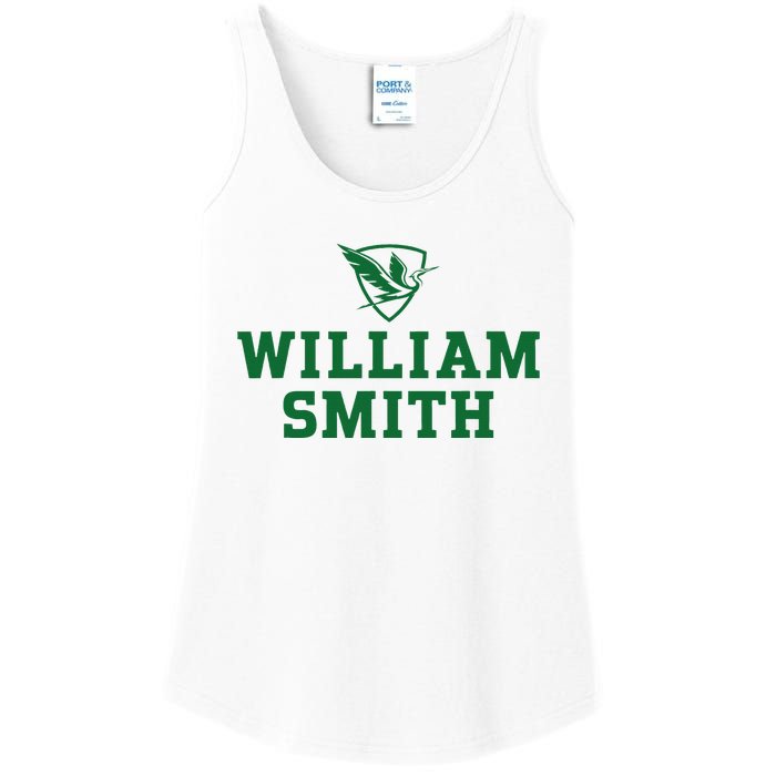 William Smith College Herons Shield Logo Hwsc Ladies Essential Tank