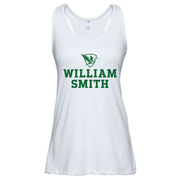 William Smith College Herons Shield Logo Hwsc Ladies Essential Flowy Tank