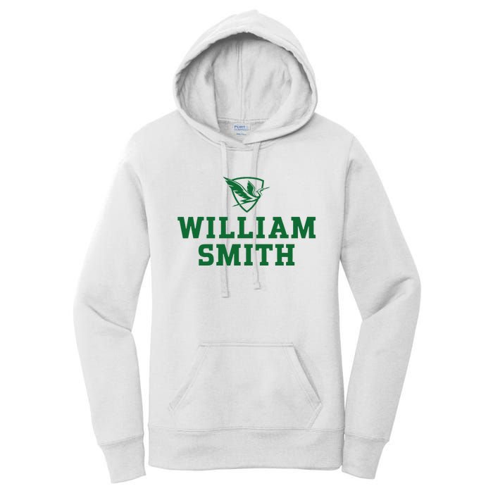 William Smith College Herons Shield Logo Hwsc Women's Pullover Hoodie