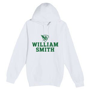 William Smith College Herons Shield Logo Hwsc Premium Pullover Hoodie