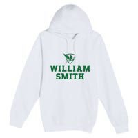 William Smith College Herons Shield Logo Hwsc Premium Pullover Hoodie