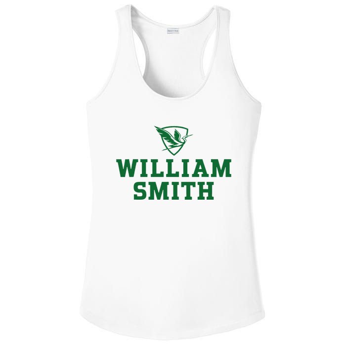 William Smith College Herons Shield Logo Hwsc Ladies PosiCharge Competitor Racerback Tank