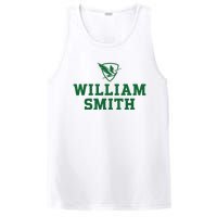 William Smith College Herons Shield Logo Hwsc PosiCharge Competitor Tank