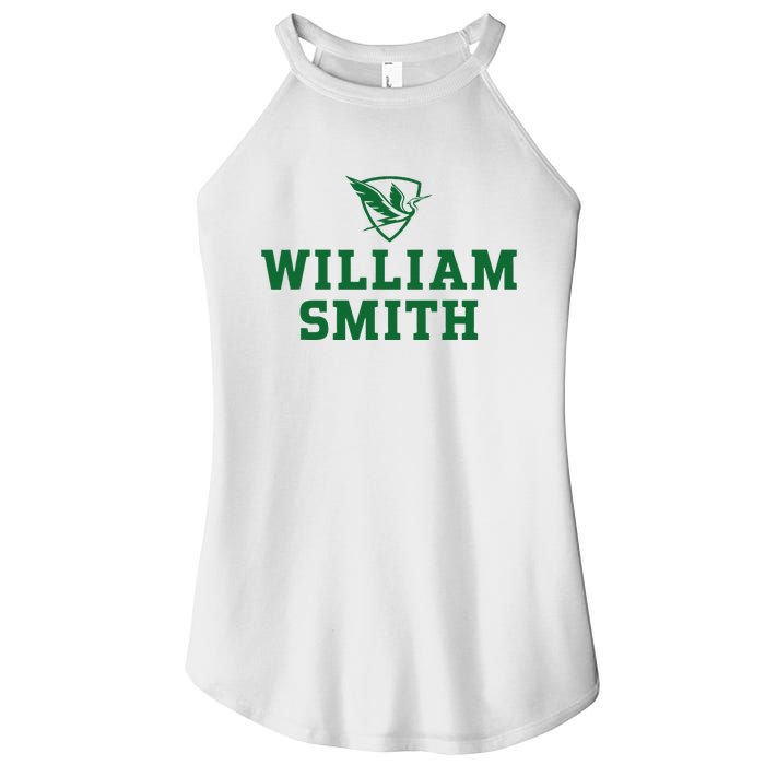 William Smith College Herons Shield Logo Hwsc Women's Perfect Tri Rocker Tank