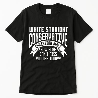 White Straight Conservative Christian Male Tall T-Shirt