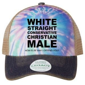 White Straight Conservative Christian Male Legacy Tie Dye Trucker Hat