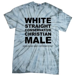 White Straight Conservative Christian Male Tie-Dye T-Shirt