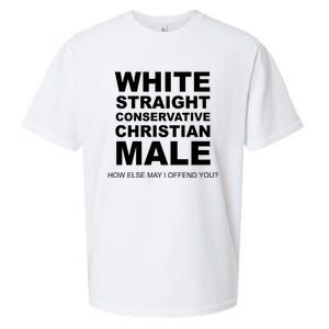 White Straight Conservative Christian Male Sueded Cloud Jersey T-Shirt