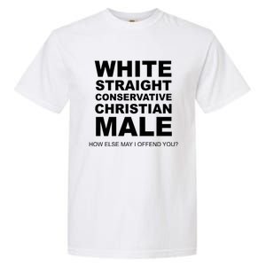 White Straight Conservative Christian Male Garment-Dyed Heavyweight T-Shirt