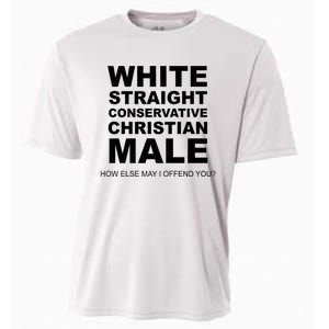 White Straight Conservative Christian Male Cooling Performance Crew T-Shirt