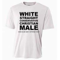 White Straight Conservative Christian Male Cooling Performance Crew T-Shirt