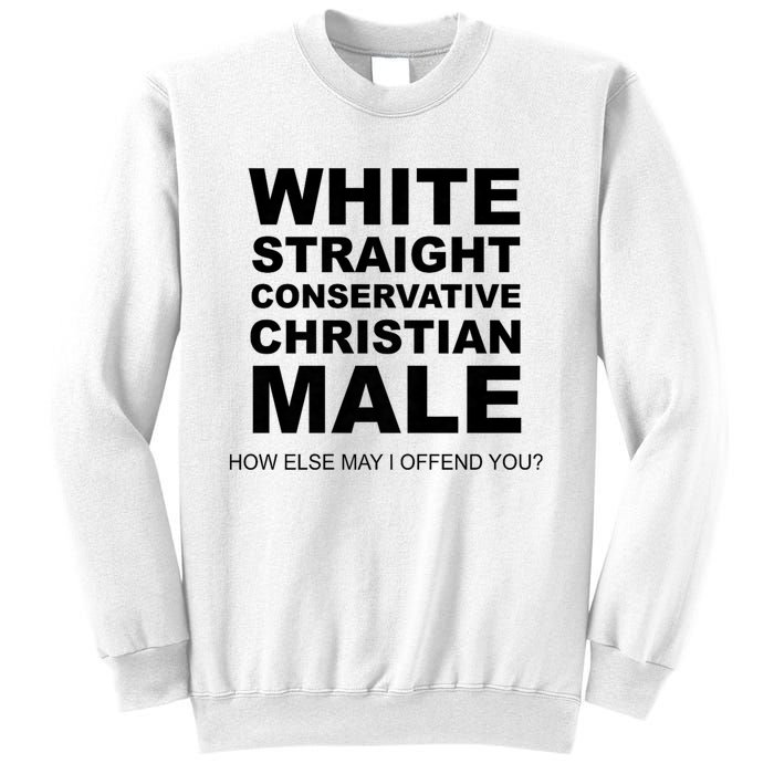 White Straight Conservative Christian Male Sweatshirt