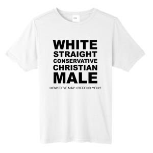 White Straight Conservative Christian Male Tall Fusion ChromaSoft Performance T-Shirt