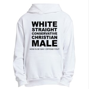 White Straight Conservative Christian Male Urban Pullover Hoodie