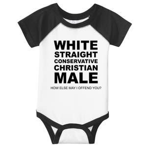 White Straight Conservative Christian Male Infant Baby Jersey Bodysuit