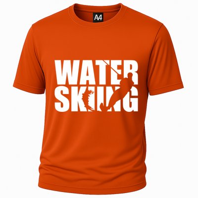 Water Skiing Cute Gift Cooling Performance Crew T-Shirt