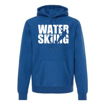 Water Skiing Cute Gift Premium Hoodie