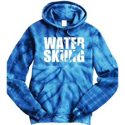 Water Skiing Cute Gift Tie Dye Hoodie