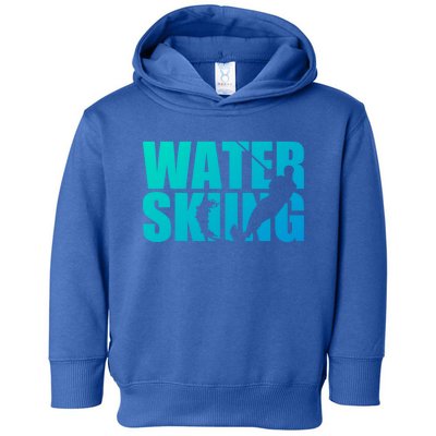 Water Skiing Cute Gift Toddler Hoodie