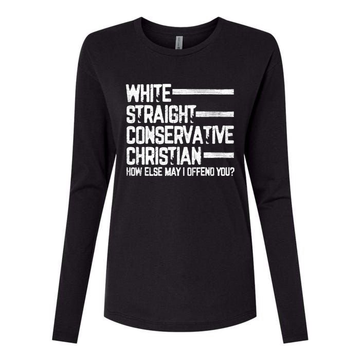 White Straight Conservative Christian Patriotic Christianity Womens Cotton Relaxed Long Sleeve T-Shirt