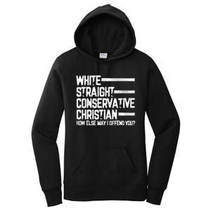 White Straight Conservative Christian Patriotic Christianity Women's Pullover Hoodie