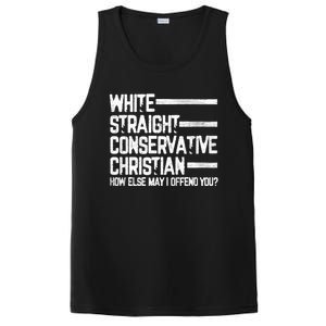 White Straight Conservative Christian Patriotic Christianity PosiCharge Competitor Tank