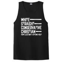 White Straight Conservative Christian Patriotic Christianity PosiCharge Competitor Tank