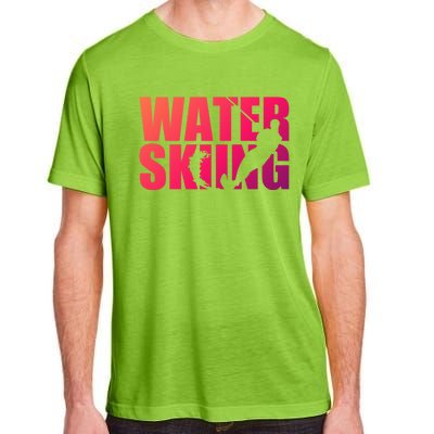 Water Skiing Cute Gift Adult ChromaSoft Performance T-Shirt