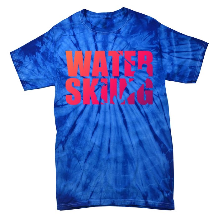 Water Skiing Cute Gift Tie-Dye T-Shirt