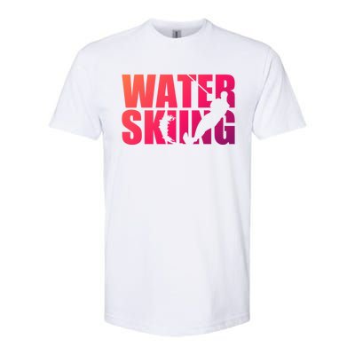 Water Skiing Cute Gift Softstyle CVC T-Shirt