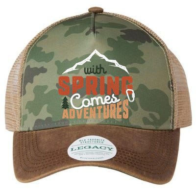 With Spring Comes Adventure Legacy Tie Dye Trucker Hat