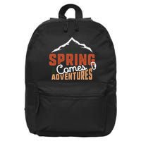 With Spring Comes Adventure 16 in Basic Backpack