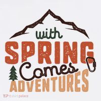 With Spring Comes Adventure Flatbill Hat