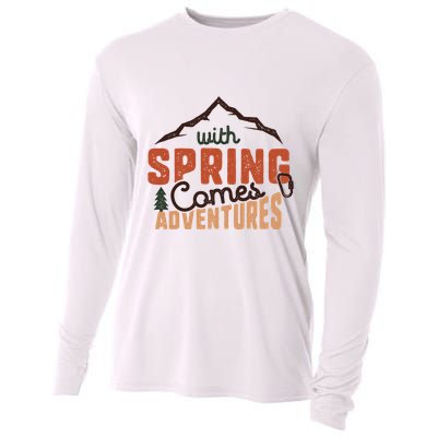 With Spring Comes Adventure Cooling Performance Long Sleeve Crew